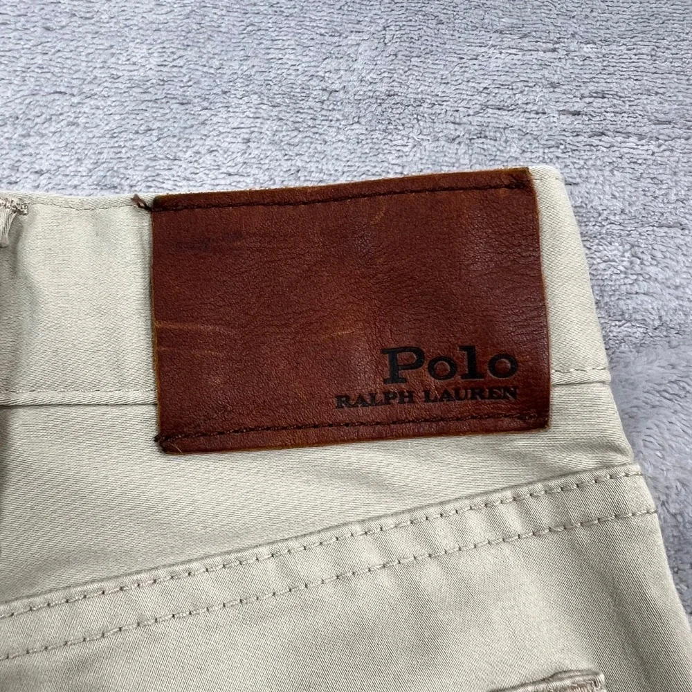 Polo Ralph Lauren Chinos Mens 38x34 Tan Khaki Straight Leg Stretch Pants
